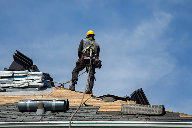 Professional Metal Roofing technician working in Nashville, NC